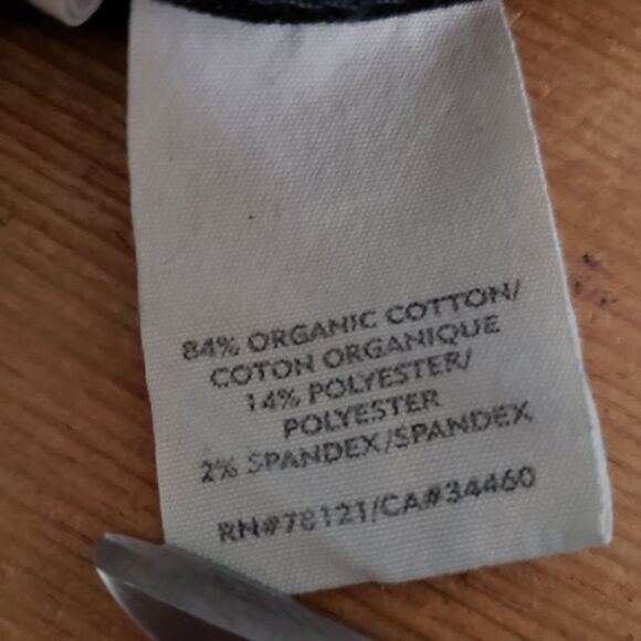 Eileen Fisher Size 6 Black Organic Cotton Skinny Jeans - Picture 7 of 10